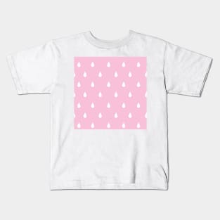 Rain drops through pink glasses Kids T-Shirt